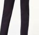 Calça feminina Charter Club Petite Pull-On Ponte-Knit cinza escuro tamanho 2 Petite