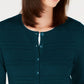 Cardigan texturizado feminino Charter Club, verde, tamanho extragrande