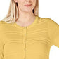 Cardigan texturizado feminino Charter Club amarelo tamanho extra grande