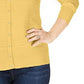 Cardigan texturizado feminino Charter Club amarelo tamanho extra grande
