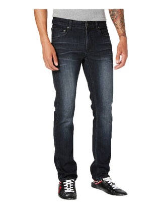 Calça jeans masculina Berlin Slim-Straight da INC International Concepts, lavagem escura, tamanho 40x32