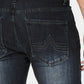 Calça jeans masculina Berlin Slim-Straight da INC International Concepts, lavagem escura, tamanho 40x32
