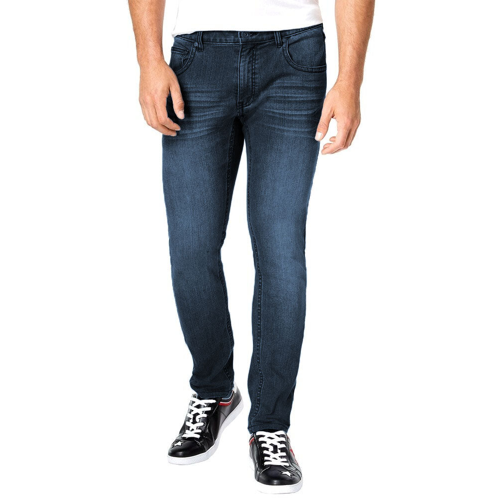Calça jeans skinny masculina Stockholm da INC International Concepts, lavagem escura, tamanho 38x32