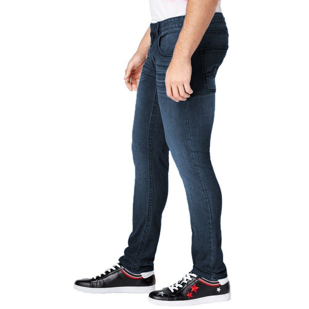 Calça jeans skinny masculina Stockholm da INC International Concepts, lavagem escura, tamanho 38x32