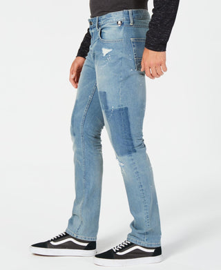 American Rag Men's Drift Paint Splatter Slim Stretch Size 32x34