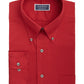 Camisa social masculina Club Room Regular Fit Stretch, resistente a rugas, lisa, Pinpoint, vermelha, tamanho 15-32-33