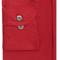Camisa social masculina Club Room Regular Fit Stretch, resistente a rugas, lisa, Pinpoint, vermelha, tamanho 15-32-33