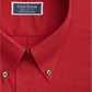 Camisa social masculina Club Room Classic/Regular Fit Performance Stretch Solid Vermelha Tamanho 16,5x32-33