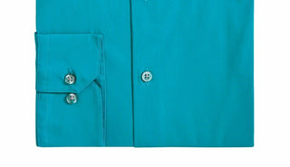 Camisa social masculina Alfani Slim-Fit Performance Stretch Easy-Care Solid Azul Tamanho 15-34-35