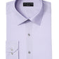 Camisa social masculina Alfani, lisa, elástica e fácil de cuidar, lilás, tamanho 15x34-35