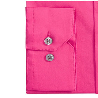Camisa social masculina Alfani, elástica, fácil de cuidar, lisa, rosa, tamanho 16-16,1/2-34/35