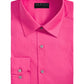 Camisa social masculina Alfani, elástica, fácil de cuidar, lisa, rosa, tamanho 17x36-37
