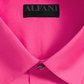 Alfani Masculino Stretch Easy-Care Liso Rosa Tamanho 15-34X35