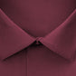 Camisa social masculina Alfani lisa, cor bordô, tamanho 14x32-33