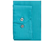 Camisa social masculina AlfaTech by Alfani Bedford Cord Regular Fit Turquesa 15x32-33