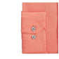 Camisa social masculina Bedford Cord Regular Fit AlfaTech by Alfani, laranja, tamanho 15x34-35