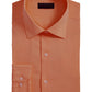 Camisa social masculina Alfani Bedford Cord Classic Fit Laranja Tamanho 34-35