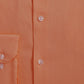 Camisa social masculina Alfani Bedford Cord Classic Fit Laranja Tamanho 34-35
