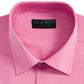 Camisa social masculina Bedford Cord Regular Fit Rosa AlfaTech by Alfani