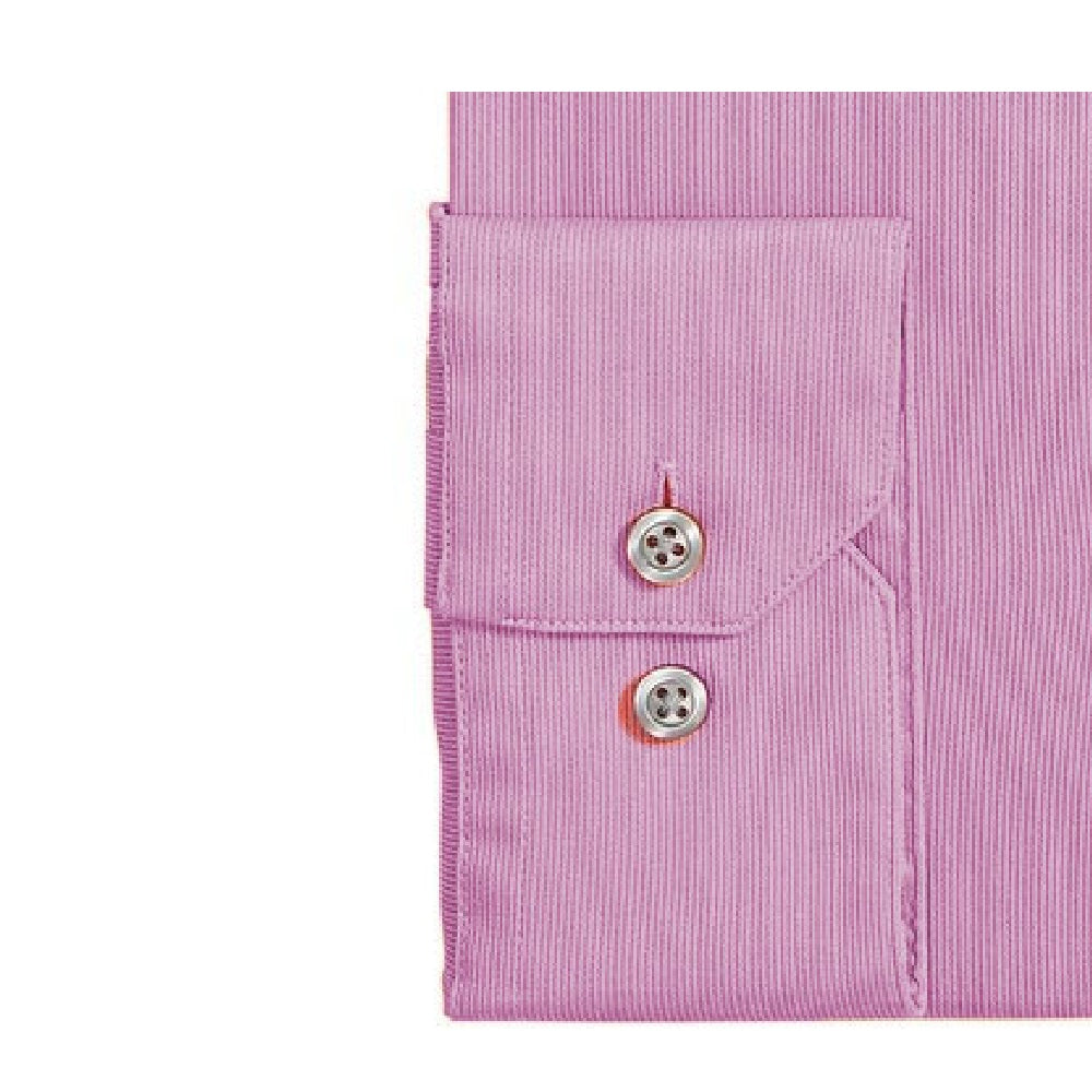 Camisa social masculina Bedford Cord Regular Fit AlfaTech by Alfani, rosa, tamanho 15x34-35