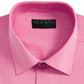 Camisa social masculina Bedford Cord Regular Fit AlfaTech by Alfani, rosa, tamanho 16-16,5 x 32-33