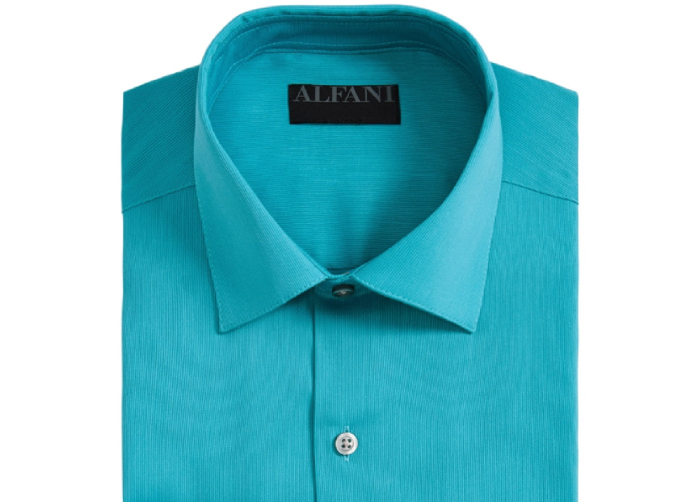 Camisa social masculina Bedford Cord Regular Fit, tamanho 15-15,5x34-35, da AlfaTech by Alfani