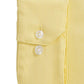 Camisa social masculina Alfani Bedford Cord Classic/Regular Fit, amarela, tamanho 32-33