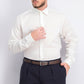 Camisa social masculina Alfani Big &amp; Tall lisa, branca, tamanho 37-38