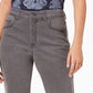 Calça jeans feminina Style &amp; Co Rail Tummy-Control com perna reta, cinza, tamanho 4
