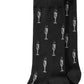 Meias estampadas masculinas Bar III pretas tamanho regular