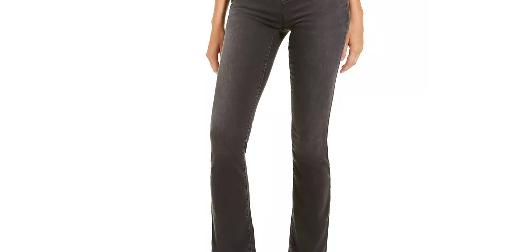 Calça jeans feminina Incfinity Bootcut da INC International Concepts, preta, tamanho 0