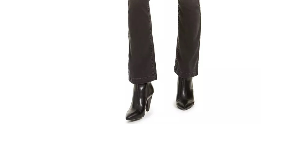 Calça jeans feminina Incfinity Bootcut da INC International Concepts, preta, tamanho 0