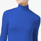 Blusa de gola alta feminina Maison Jules, azul, tamanho X-S