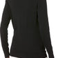 Suéter feminino Maison Jules com gola redonda, preto, tamanho 2, extra grande