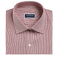 Camisa social masculina Club Room Regular/Classic Fit Twill Stretch Puppytooth vermelha tamanho 36X37