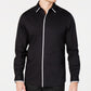 Camisa Victor Masculina INC International Concepts Preta Tamanho Extra Grande