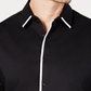 Camisa Victor Masculina INC International Concepts Preta Tamanho Extra Grande