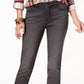 Calça jeans skinny feminina Style &amp; Co Curvy-Fit preta com manchas, tamanho 14