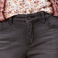 Calça jeans skinny feminina Style &amp; Co Curvy-Fit preta com manchas, tamanho 16