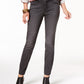 Calça jeans skinny feminina Style &amp; Co Curvy-Fit preta com manchas, tamanho 4
