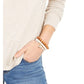Blusa feminina de manga comprida e gola redonda Style &amp; Co, bege, tamanho pequeno