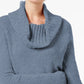 Suéter feminino de chenille com gola alta da INC International Concepts, tamanho extra pequeno, azul