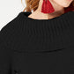 Suéter feminino de gola alta em chenille da INC International Concepts, preto, tamanho 2, extra grande