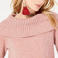 Suéter chenille feminino INC International Concepts rosa tamanho extra grande