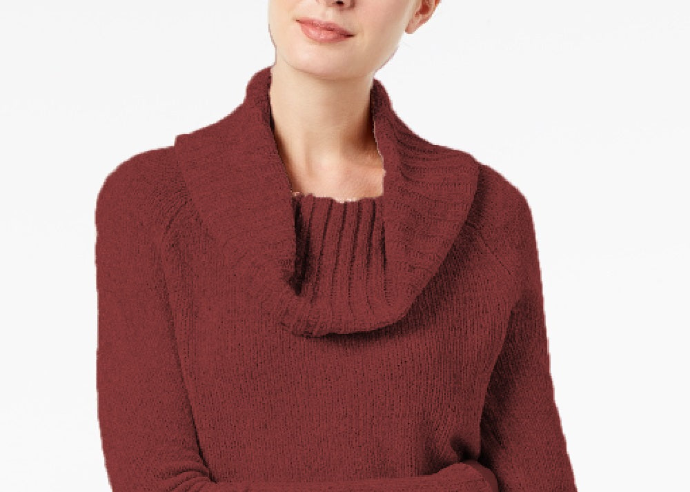 Suéter feminino de chenille com gola alta, tamanho 2, extra grande, da INC International Concepts
