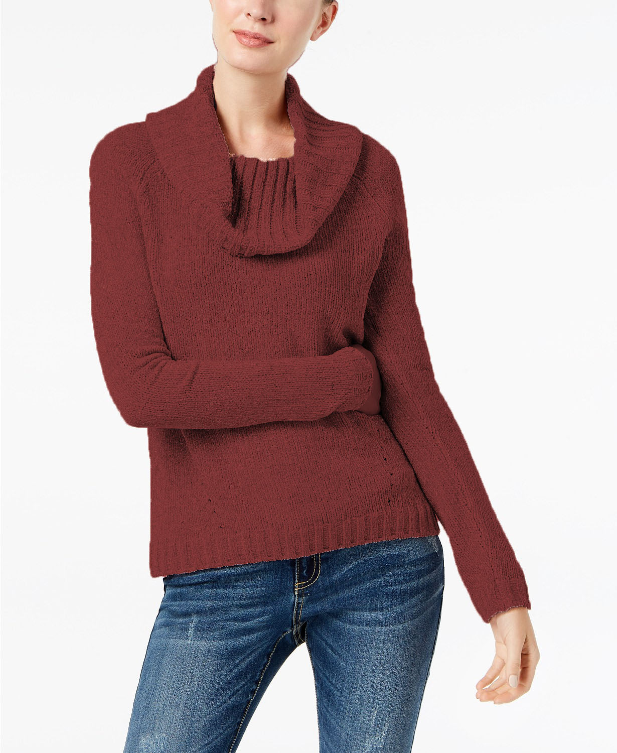 Suéter feminino de chenille com gola alta, tamanho 2, extra grande, da INC International Concepts