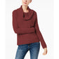 Suéter feminino de gola alta em chenille da INC International Concepts, tamanho extra pequeno, vermelho