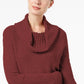 Suéter feminino de gola alta em chenille da INC International Concepts, tamanho extra pequeno, vermelho