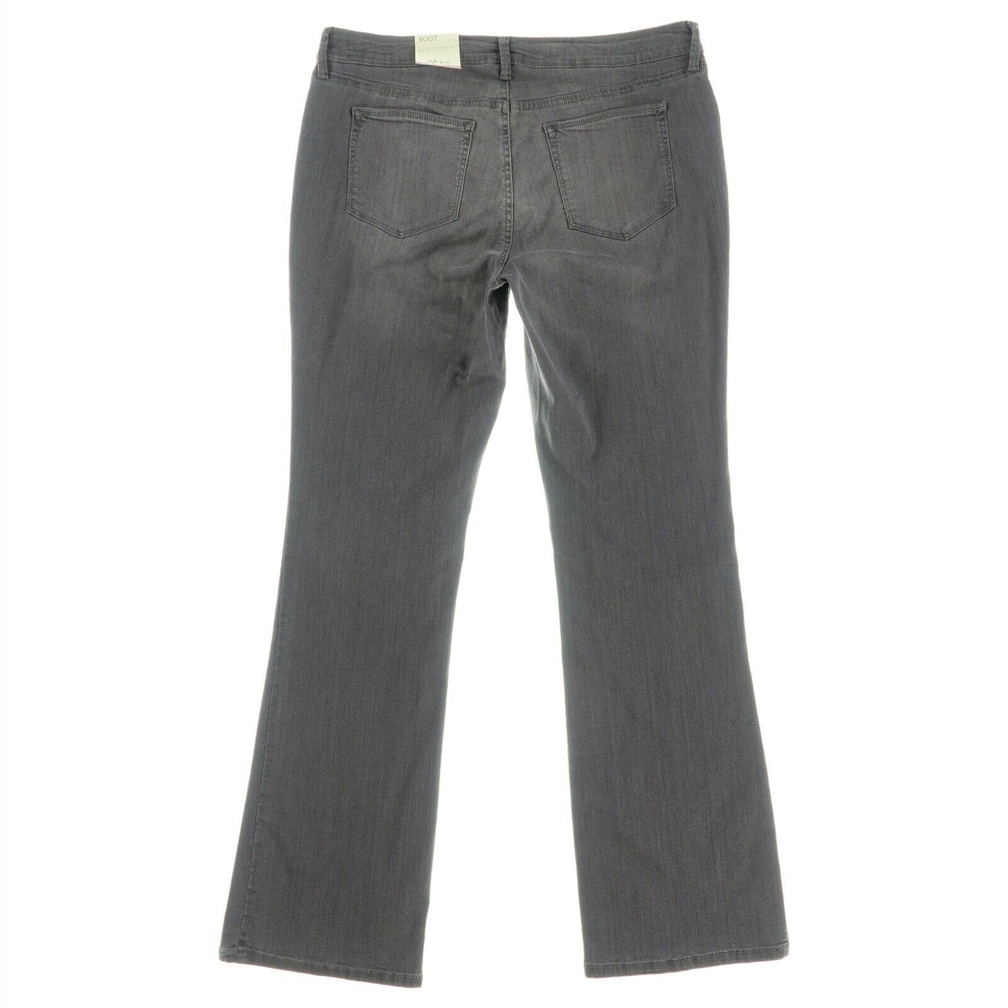 Calça jeans feminina estilo curvy-fit bootcut cinza tamanho 12 da Style &amp; Co