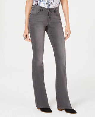 Calça jeans feminina estilo curvy-fit bootcut cinza tamanho 6 da Style &amp; Co.